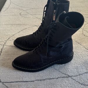 The Row Black Ankle Boots